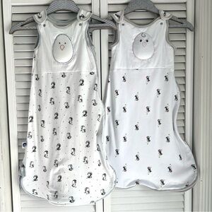 6-15M🐧🐤 Nested Bean Zen Sack Premier Bamboo & Classic Cotton Wearable Blanket